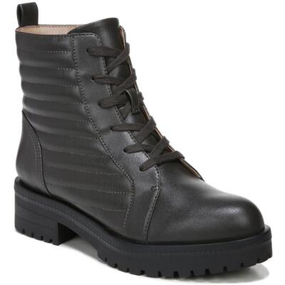 Женские черные ботинки LifeStride Stormy в боевом стиле на шнуровке 8.5 Medium (B,M) BHFO 1615