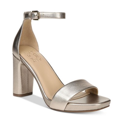 Naturalizer Womens Joy Bronze Dress Sandals Heels 7.5 Medium (B,M) BHFO 1221