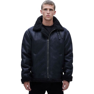 

Куртка Alpha Industries B-3 Sherpa Mod — мужская черная, Черный, Alpha Industries