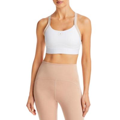 Adidas Stella McCartney Womens ASMC TPR White Sports Bra Athletic S BHFO 7970