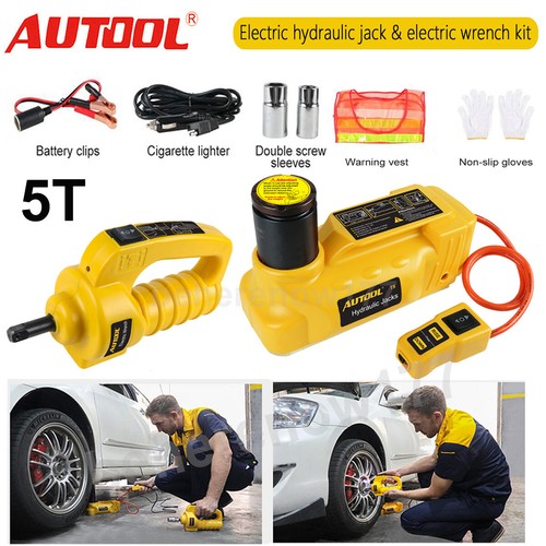Electric Car Floor Jack 5 Ton 12v Car Jack Hydraulic Set Electric