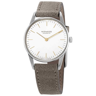 Nomos Orion 33 Duo Hand Wind White Dial Watch 320