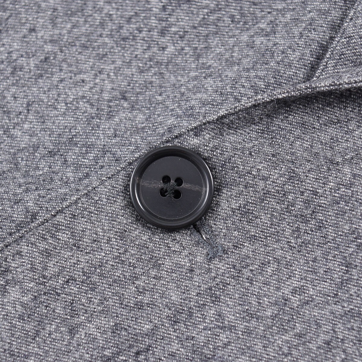 Pre-owned Finamore 1925 Finamore Napoli Unlined Lightweight Flannel Wool Sport Coat 42r (eu 52) In Gray