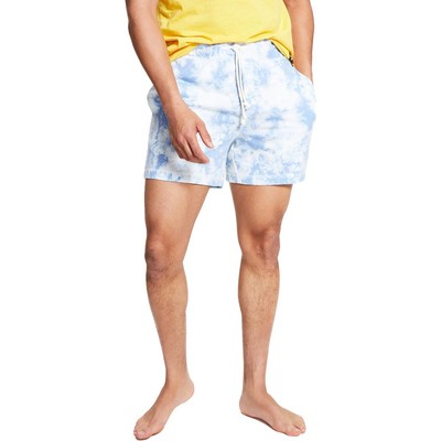 

Короткая домашняя одежда для сна Sun + Stone с эластичным поясом на шнурке BHFO 3382, Tie dye