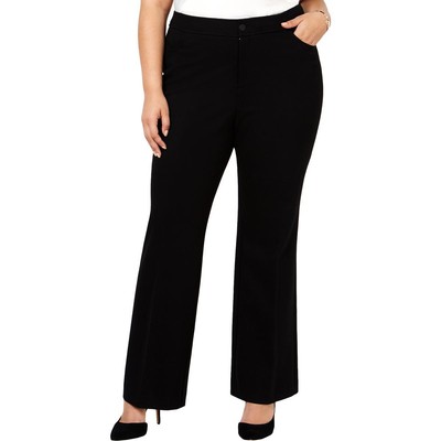 Женская черная официальная офисная одежда Anne Klein, широкие брюки плюс 22W BHFO 6198