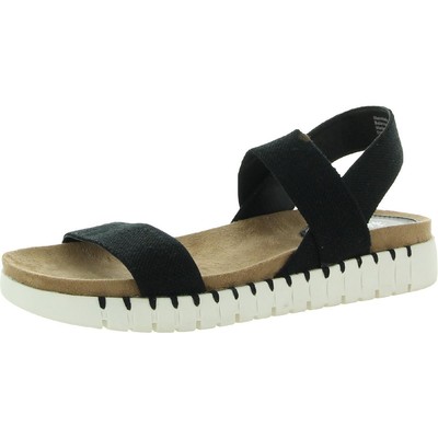 

Женские черные сандалии на плоской подошве Style - Co. Milaaf 7,5, средний (B,M) BHFO 4252, Black stretch