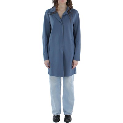 

Herno Womens First Act Blue Topper Длинное пальто Duster Blazer Jacket  BHFO 3674, Blude