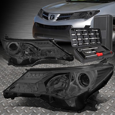 ДЛЯ 13-15 RAV4 С ЗАКОПЧЕННЫМ КОРПУСОМ, ПРОЗРАЧНЫМИ БОКОВЫМИ ФАРАМИ ПРОЕКТОРА, ГОЛОВНЫМИ ФОНАРЯМИ + НАБОР ИНСТРУМЕНТОВ