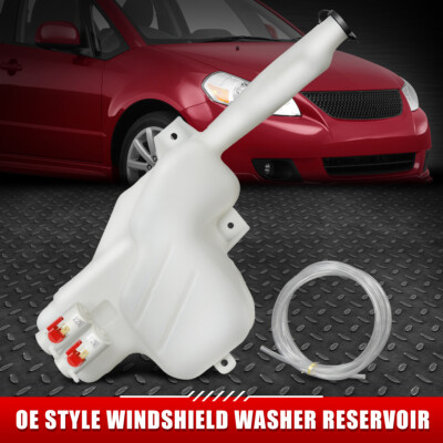 ДЛЯ 07-13 SUZUKI SX4 ХЭТЧБЕК ХЭТЧБЕК БАЧОК ДЛЯ ЖИДКОСТИ ОМЫВАТЕЛЯ ЛОБОВОГО СТЕКЛА с КРЫШКОЙ + НАСОС