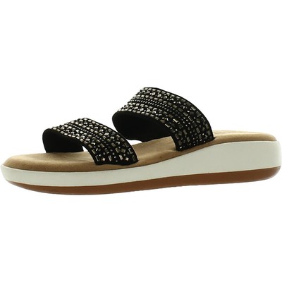 

Женские черные шлепанцы Cliffs by White Mountain Mucho 8 Medium (B,M) 3127, Black/suedette