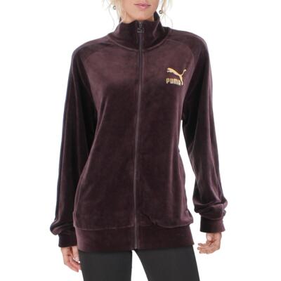 

Женская коричневая спортивная куртка для фитнеса с логотипом Puma  BHFO 8101, Коричневый