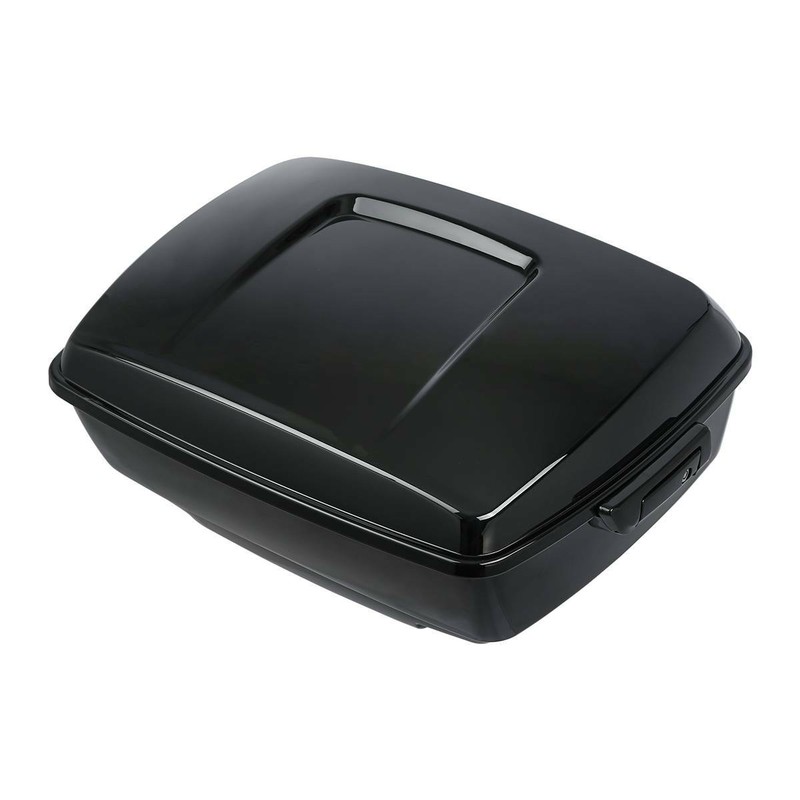 King Pack Trunk Mount Rack Fit For Harley Davidson Tour Pak Touring 14-24 Black