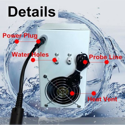 20L 70W Aquarium Wasser Durchlaufkühler Fisch Garnele