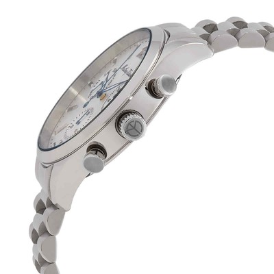 Pre-owned Mathey-tissot Urban Chrono Chronograph Quartz Silver Dial Men's Watch H411chas