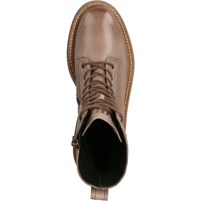 PAUL GREEN PAUL GREEN BOOTS 9768-092, GLATTLEDER, BEIGE, DAMEN