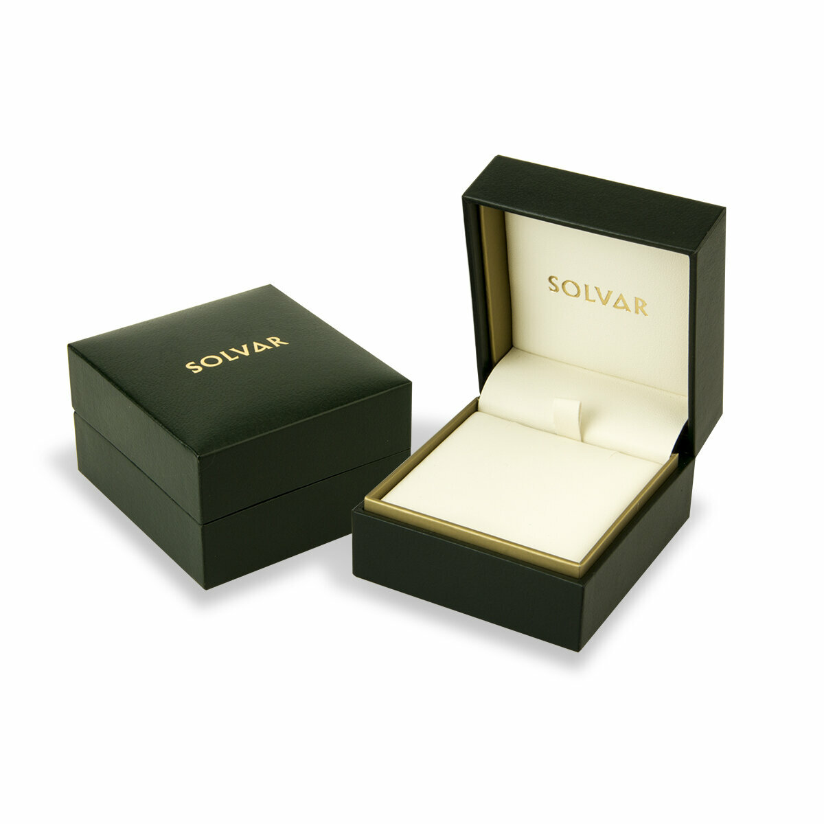 Pre-owned Solvar Irish Jewelry Women's 14k White Gold Trinity Knot Earrings Gift Boxed In Silver