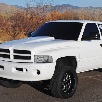 For 94-02 Dodge Ram 1500-3500 Chrome Housing Headlight Clear Corner Signal Lamps