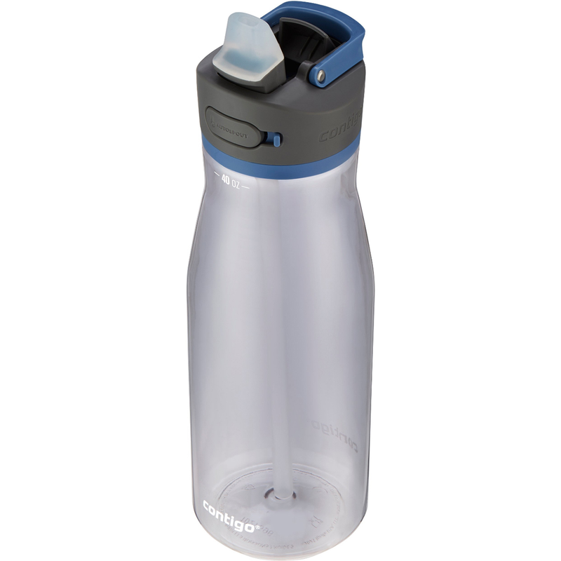 Contigo Ashland 2.0 Tritan Water Bottle with AUTOSPOUT Straw Lid Blue Corn, 40 F