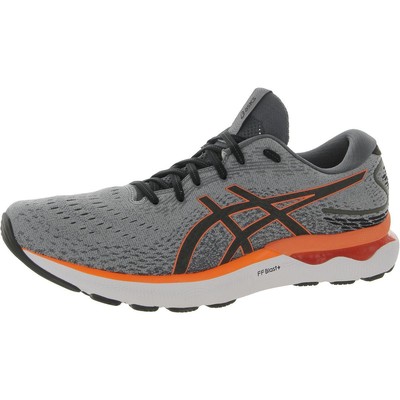

Мужские кроссовки Asics Gel-Nimbus 24 Grey Gym для бега 14 Medium (D) BHFO 2255, Grey/shocking orange, Gel-Nimbus 24