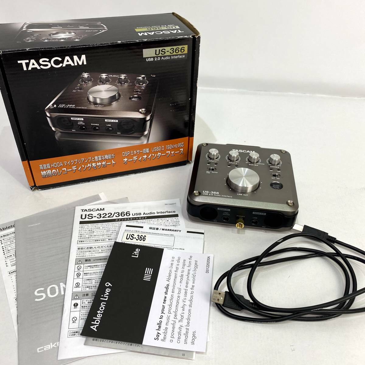 DTM・DAW TASCUM US-366 US-366 | USB2.0 Audio Interface with DSP Mixer | TASCAM