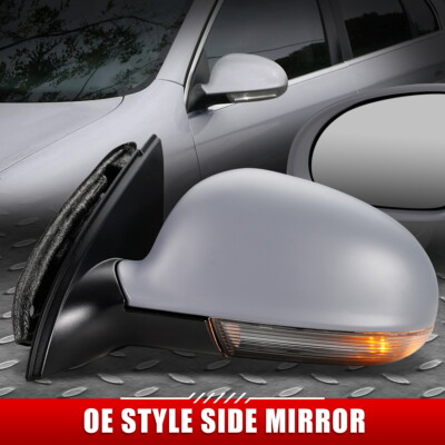 ДЛЯ 05-10 VW JETTA OE STYLE ЛЕВОЕ БОКОВОЕ ЗЕРКАЛО ВОДИТЕЛЯ С ЭЛЕКТРОПРИВОДОМ + ОБОГРЕВОМ + СИГНАЛОМ ПОВОРОТА