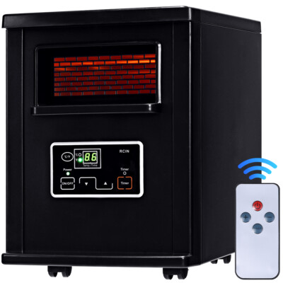 1500W Electric Portable Infrared Quartz Space Heater Warmer 