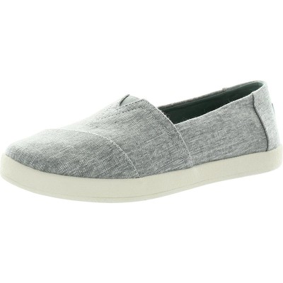 

Женские парусиновые повседневные лоферы без шнуровки Toms Avalon BHFO 8844, Drizzle grey micro crosshatch, Avalon
