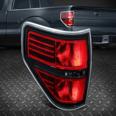 ДЛЯ 09-14 FORD F150 ЗАДНИЕ СТОП-СИГНАЛЫ С КРАСНОЙ ЛИНЗОЙ СЛЕВА ОТ ВОДИТЕЛЯ без ПАТРОНОВ ДЛЯ ЛАМП НАКАЛИВАНИЯ