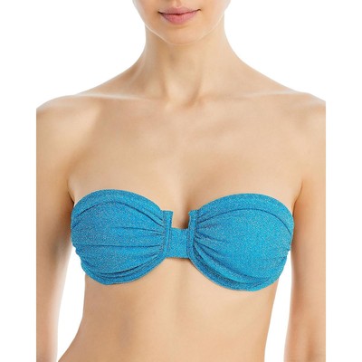 Женский топ Baobab Gioia Top Синий металлик Пляжная одежда Бикини для плавания L BHFO 5261