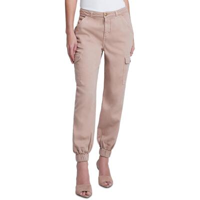LAgence Womens Tan High Rise Jogger Solid Cargo Pants 28 BHFO 9424