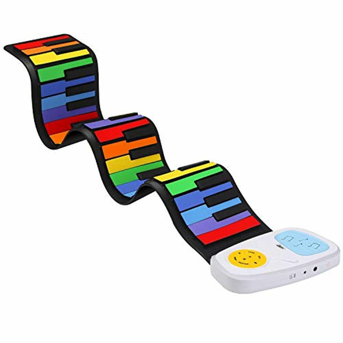 Roll Up Piano Portable 49 Keys Electronic Music Instrument Hand Roll ...