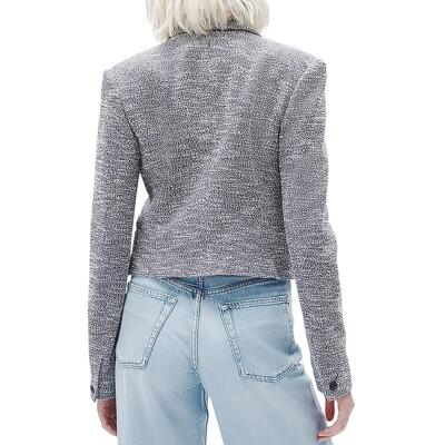 Pre-owned Rag & Bone Womens Josie Italian Tweed Office Double-breasted Blazer Bhfo 4126 In White