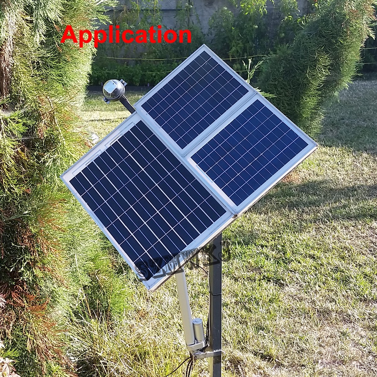 Electric 14" Linear Actuator +Wind Sensor Single Axis Solar Panel Tracker DIY AT