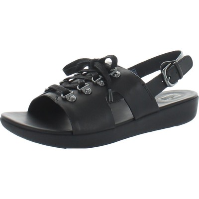 Черные женские сандалии Fitflop Skandi с открытой пяткой 10, средний (B,M) BHFO 7623