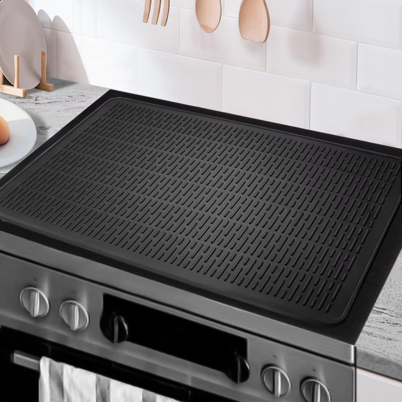 Silicone Electric Stove Top Cover, 28" x 20" Stove Covers Mat, Silicone Glass St