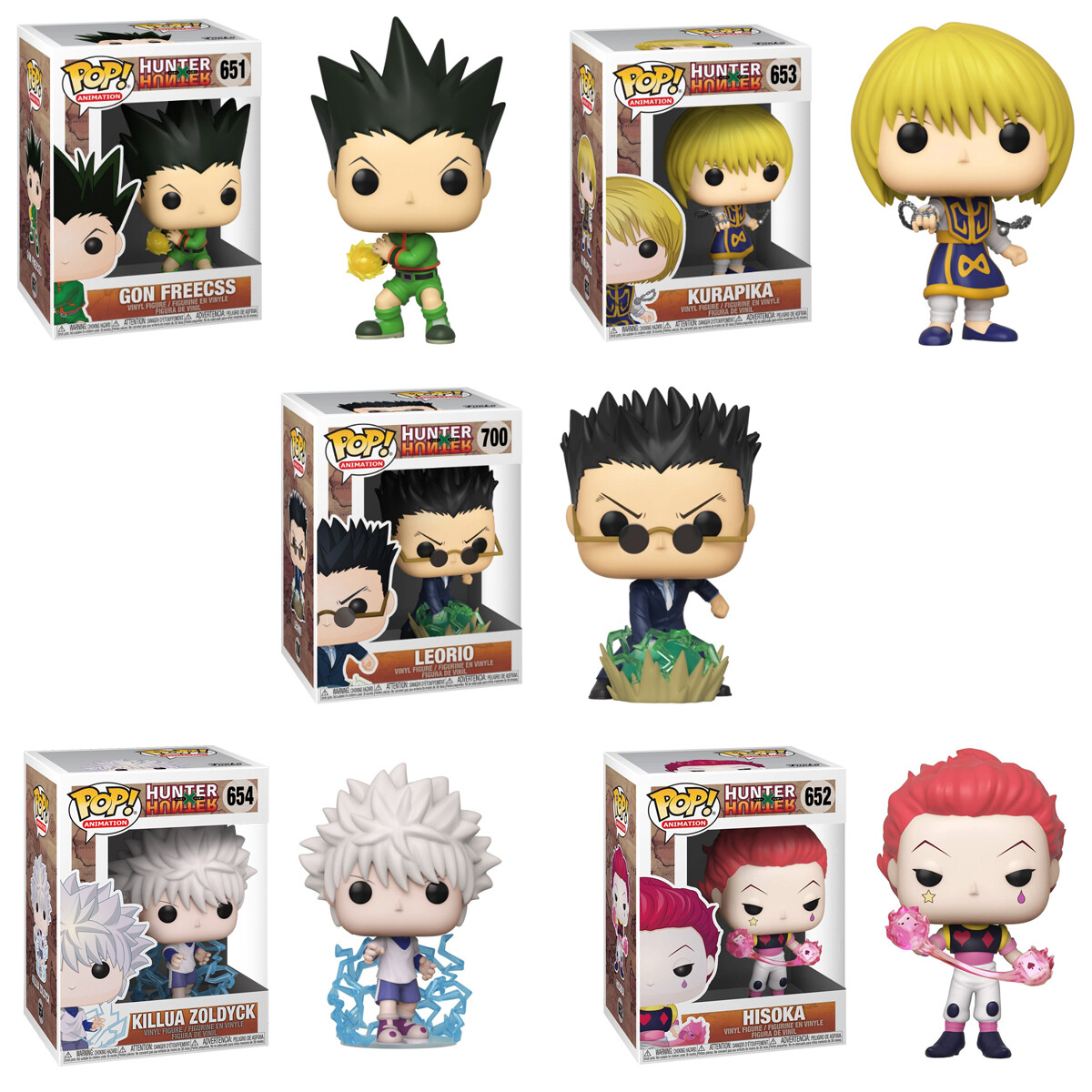 FUNKO POP！【HUNTER x HUNTER】『ゴン』『レオリオ』 Amazon.com: Funko Pop! Animation: Hunter x Hunter - Leorio