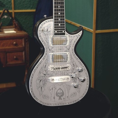 Zemaitis MFG-AC-24 Aces & Eights Black 452685