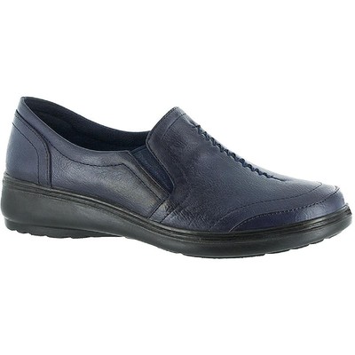 Easy Street Womens Ultimate  Navy Loafers Shoes 7 Extra Wide (E+, WW) BHFO 3449