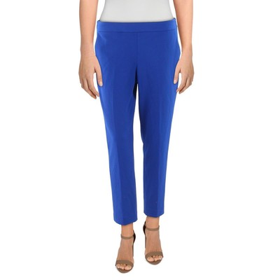 

Женские синие классические брюки со средней посадкой Calvin Klein Petites  BHFO 5384, Синий