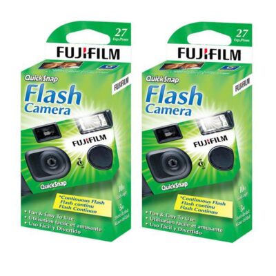 Fuji Quicksnap Flash 400 27 Exp 2 Pk