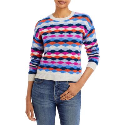 

Женский кашемировый свитер с фестонами Aqua Cashmere BHFO 1522, Multi