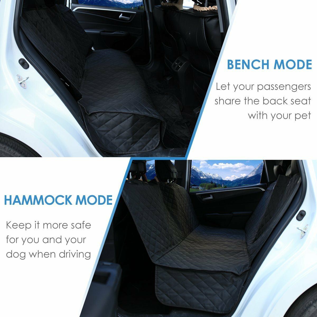 Latest Dog Pet Seat Cover Car Back For Waterproof Hammock Non Slip HGV USA !!