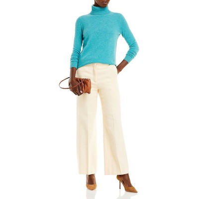 Private Label Womens Blue Cashmere Turtleneck Sweater Top XS BHFO 7159