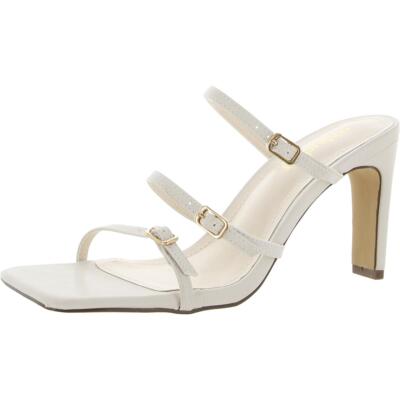 Olivia Miller Womens Eden Ivory Slip On Heels Shoes 10 Medium (B,M) BHFO 4744