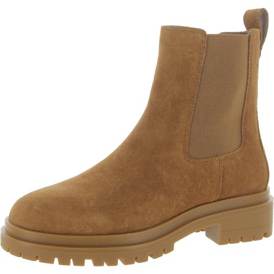 Lauren Ralph Lauren Womens Corinne Brown Chelsea Boots 7 Medium (B,M) BHFO 2199