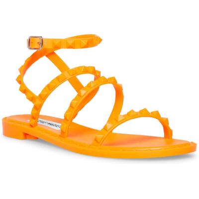 

Женские туфли на плоской подошве Steve Madden Travel Orange Jelly Flat 9 Medium (B,M) BHFO 9531, Оранжевый