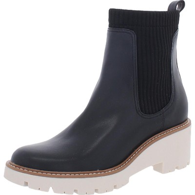 Женские черные ботинки Челси Steve Madden Gus 8 среднего размера (B,M) BHFO 0847