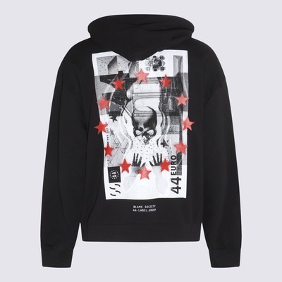 Pre-owned 44 Label Group Black, White And Red Cotton Sweatshirt