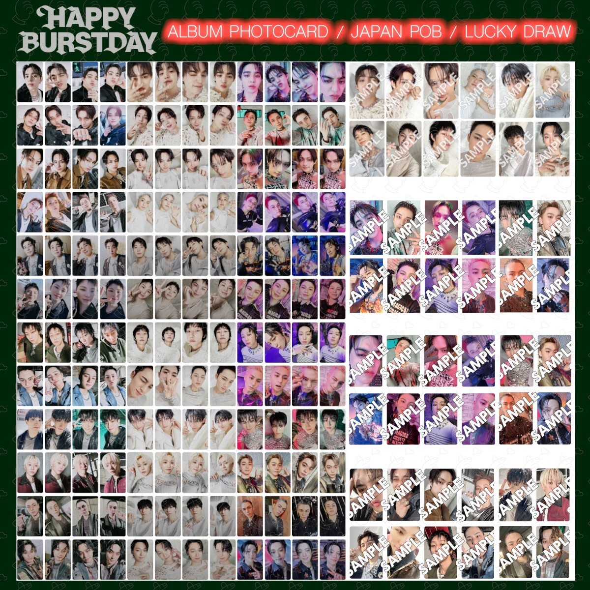 HAPPY BURSTDAY Weverse japan ラキドロ エスクプス SEVENTEEN HAPPY BURSTDAY JAPAN Benefit official photocard PC