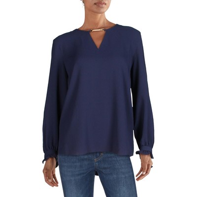 

Женская темно-синяя мини-блузка с цепочкой MICHAEL Michael Kors,  BHFO 4248, True navy